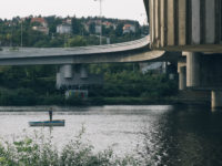 Praha, most, rybář - Petr Hervíř Fotograf Praha - focení portréty, akty, svatby